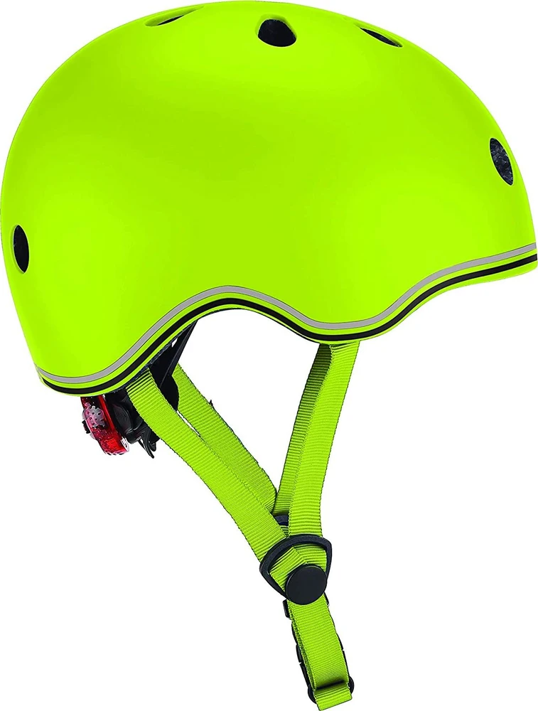 GLOBBER šalmas Go Up Lights, XXS/XS (45-51cm), laimo žalia