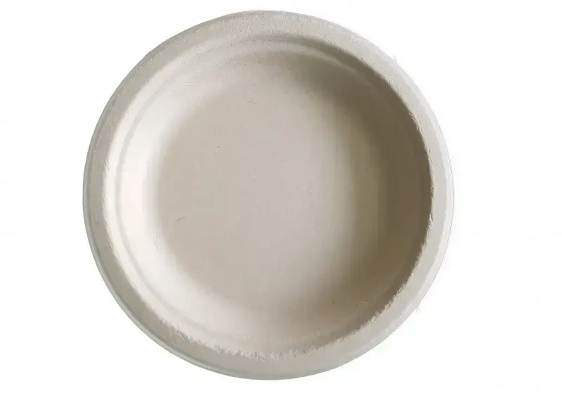 Gogreen kompostuojamos cukranendrių lėkštės Go Žalias Ø15cm 10vnt/0,07kg