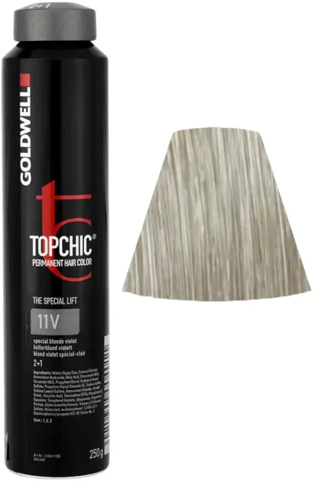 Goldwell TopChic Permanent Hair Dye 11V Special Skirtas šviesiems plaukams Violet, 250 ml