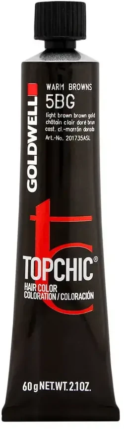 „Goldwell“ plaukų dažai „Topchic“ (plaukų dažai), 60 ml, 5BG