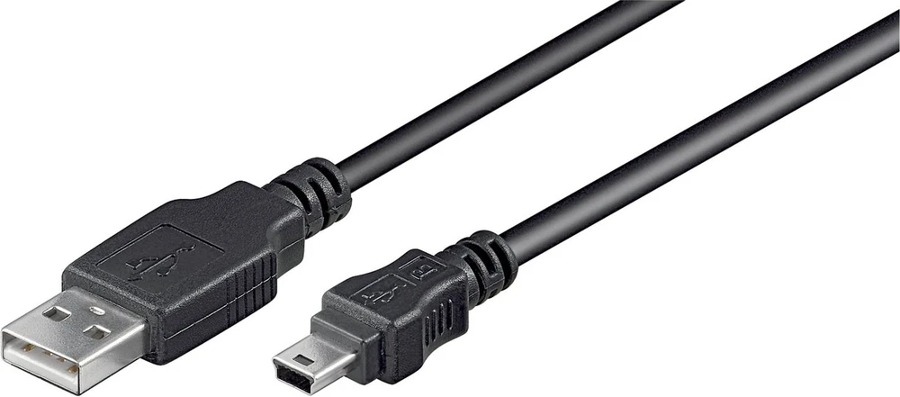 Goobay 50767 USB 2.0 Hi-Speed cable, juodas, 1.8 m | Goobay | USB-A to mini-USB