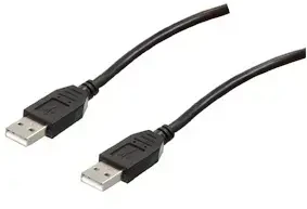Goobay Nedis USB-A – USB-A USB laidas 3 m juodas (CCGT60000BK30)