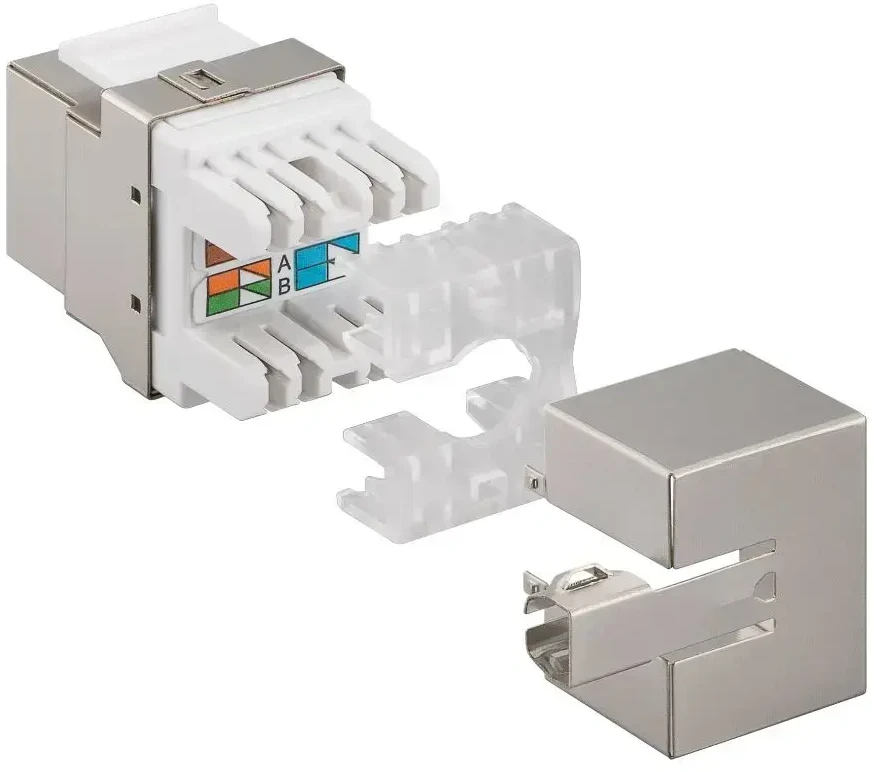 Goobay Lizdas RJ45 CAT 6 panelinis, ekranuotas