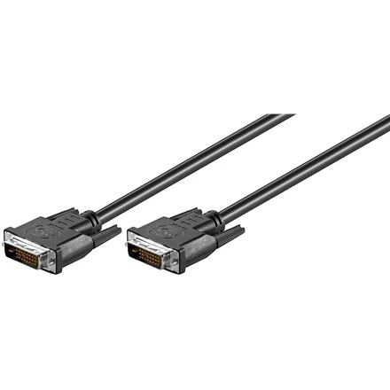 „Goobay“ | DVI-D „FullHD“ kabelis „Dual Link“, nikeliuotas | DVI-D kištukas „Dual-Link“ (24+1 kontaktas) | DVI-D kištukas „Dual-Link“ (24+1 kontaktas) | DVI į DVI | 1,8 m
