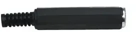 Goobay Lizdas 6.35mm stereo plastikinis