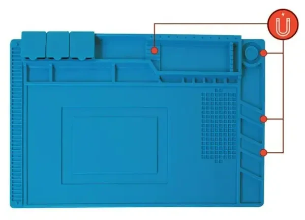 Goobay Silikoninis litavimo padėklas 45 x 30 cm