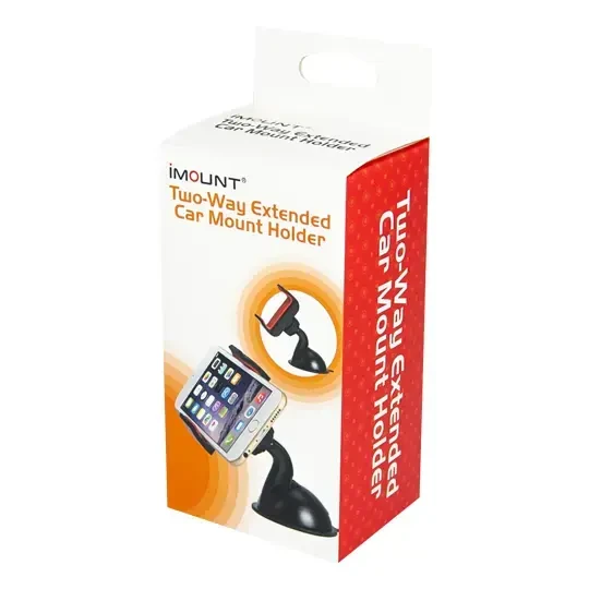 GoodBuy 46HD78 car phone holder with suction cup with 55-75 mm clamp yellow