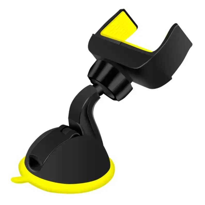 GoodBuy 46HD78 car phone holder with suction cup with 55-75 mm clamp yellow