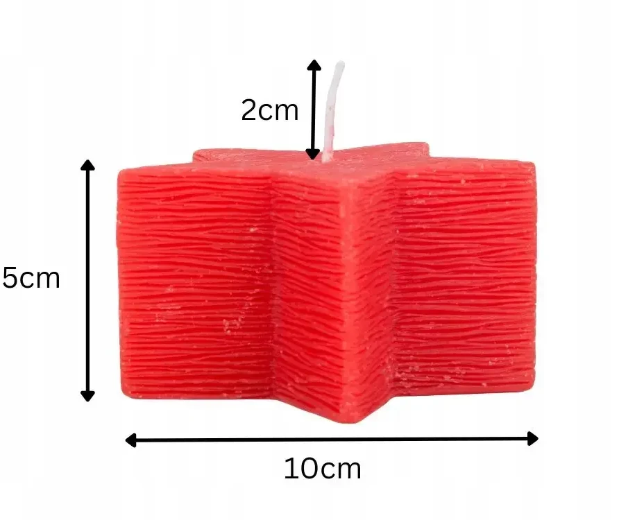 GoodBuy Christmas candle Raudona Star medžio 1 pcs | 5h