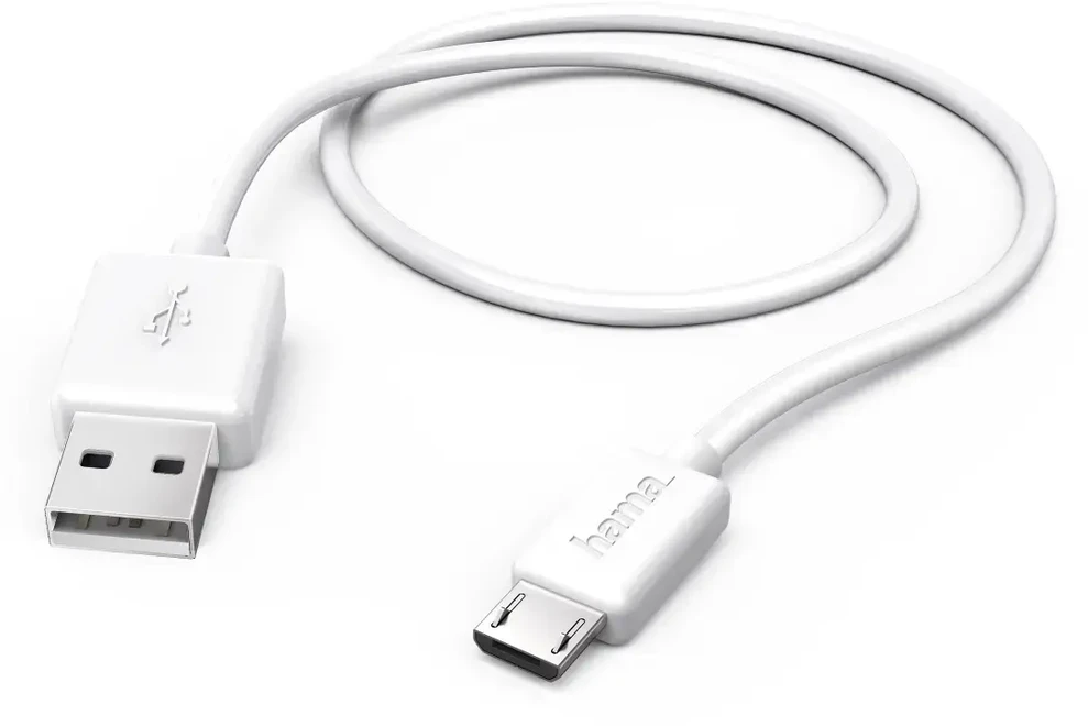 Goodbuy mikro USB laidas 1m baltas