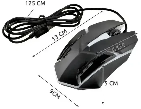 GoodBuy žaidimų pelė LED | 1200 DPI | USB