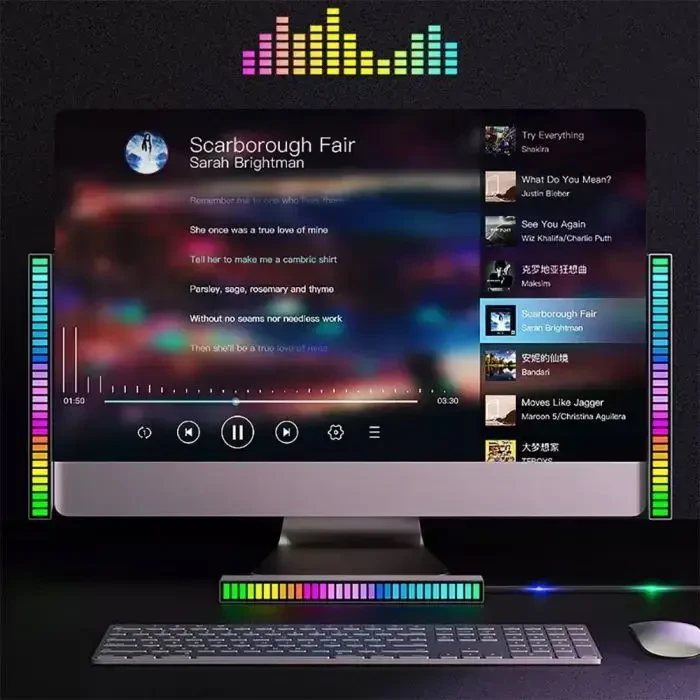 „GoodBuy“ LED garsu valdoma muzikinė lempa