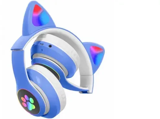 Ausinės Goodbuy Paws belaidės headsets skirta kids | bluetooth 5.0 | mėlynas with baltas