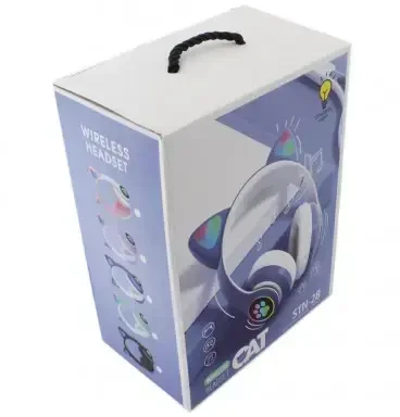 Ausinės Goodbuy Paws belaidės headsets skirta kids | bluetooth 5.0 | mėlynas with baltas