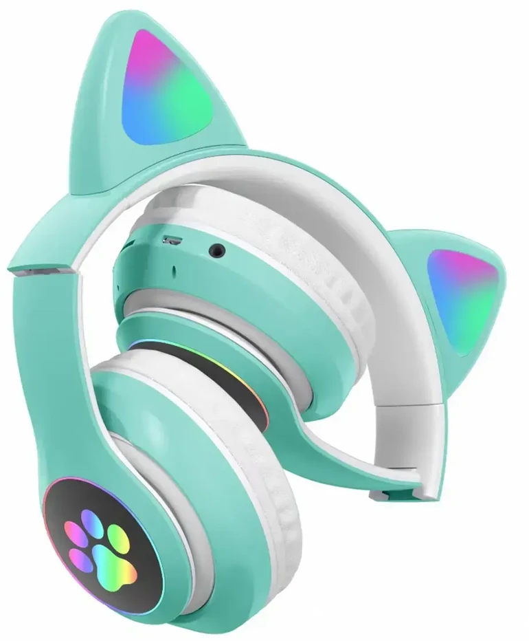Goodbuy Paws belaidės ausinės vaikams | bluetooth 5.0 šviesiai mėlynas