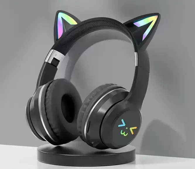 Goodbuy "Strange Eyes" belaidės ausinės vaikams | bluetooth 5.1 juodas