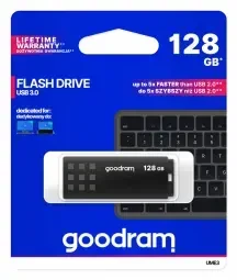 GOODRAM UME3 USB atmintinė – 128 GB USB 3.0 juoda