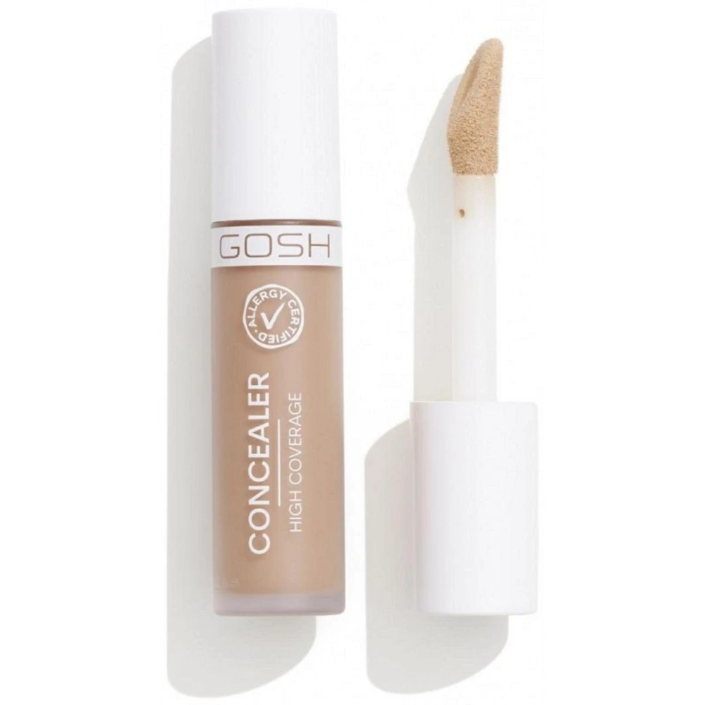 Gosh Vegan High Coverage Liquid Maskuoklis 005 Tawny, 6 ml