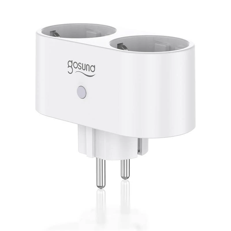 Gosund Nitebird Dvigubas išmanusis kištukas WiFi Gosund SP211 3500W 16A
