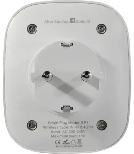 Gosund Nitebird "Gosund SP1-C" išmanusis lizdas "WiFi Apple Home Kit" (2 vnt.)