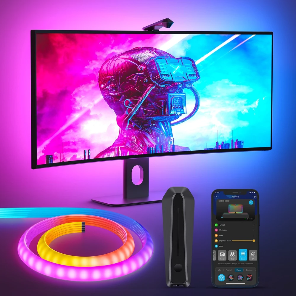 „Govee DreamView G1“ žaidimų foninis apšvietimas (24–29 colių) H604B