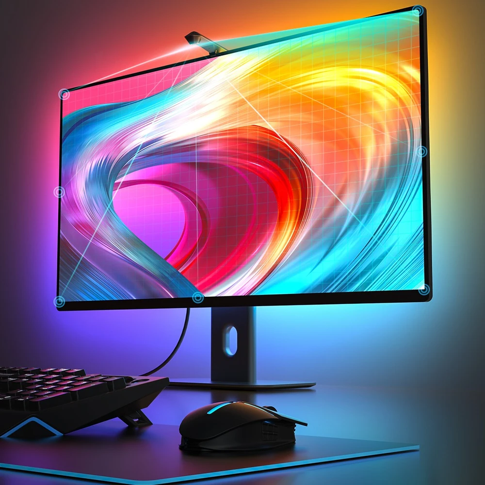 „Govee DreamView G1“ žaidimų foninis apšvietimas (24–29 colių) H604B