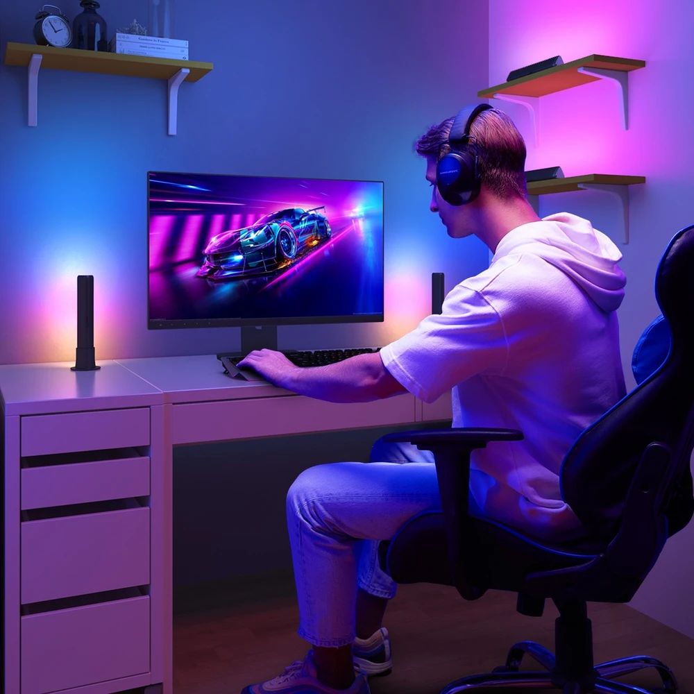 Govee H6056 Flow Plus | Lempa LED | RGBICWW, „Wi-Fi“, „Alexa“, „Google“.