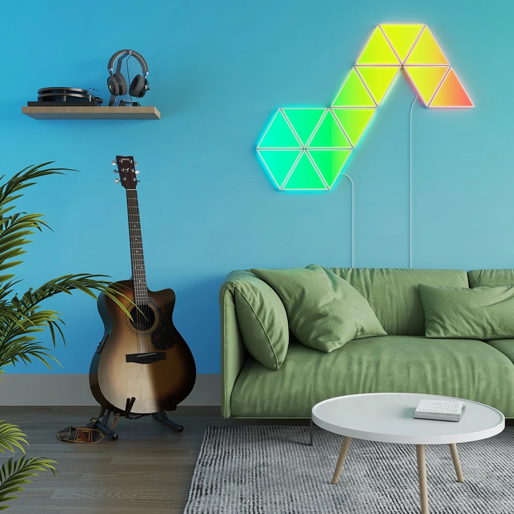 Ausinės Govee H6067 Glide Triangle | LED panelės | RGBIC