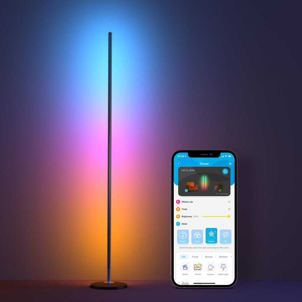 Lubinis šviestuvas Govee H6076 | LED toršeras | RGBICW