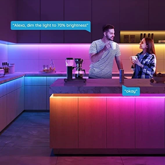 Govee H618A pagrindinis LED juostinis šviestuvas 5m | Taśma LED | Wi-Fi, Bluetooth, RGBIC