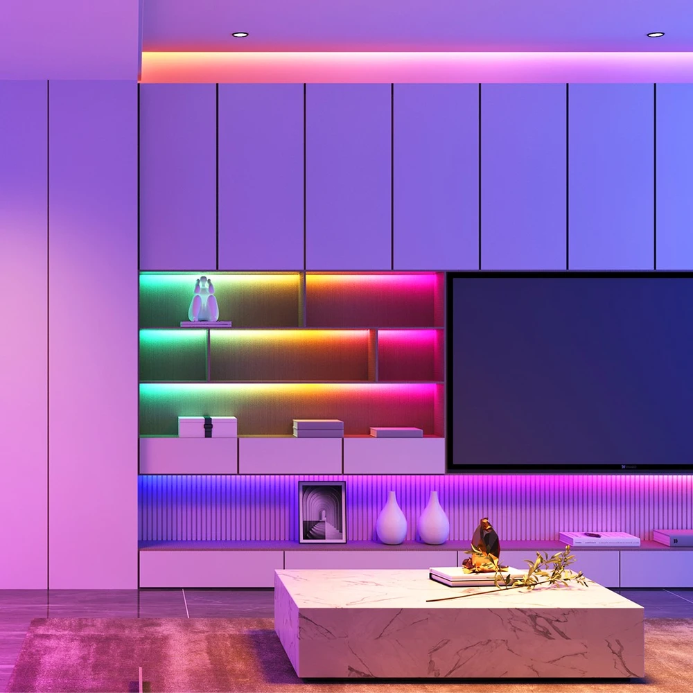 Govee H618C Basic LED juostinis šviestuvas 10m | Taśma LED | Wi-Fi, Bluetooth, RGBIC