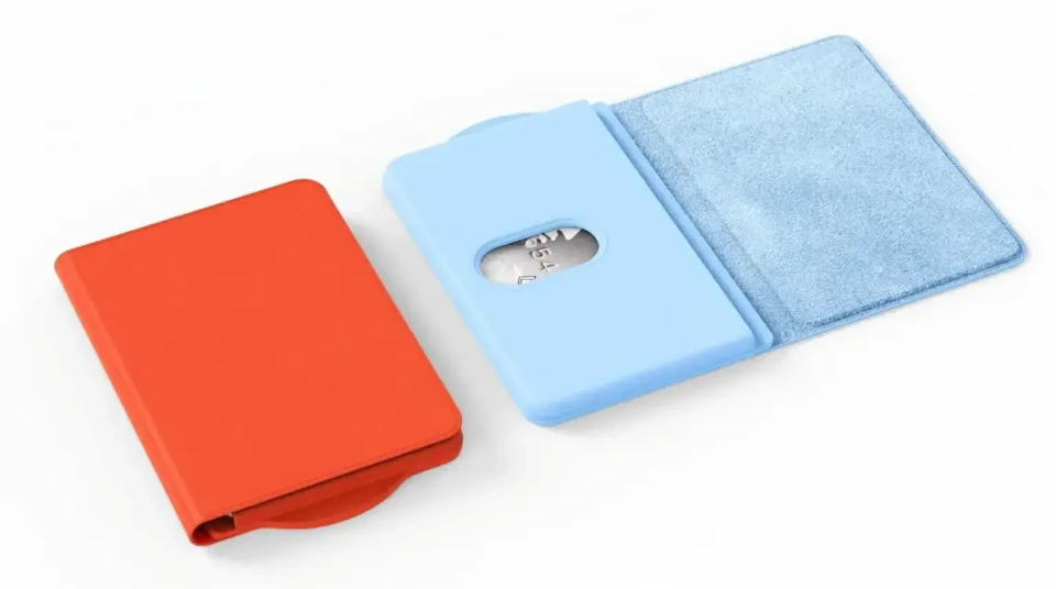 Dėklas GP-TOU026HIA Samsung Magnetinė kortelių piniginė ledo mėlyna