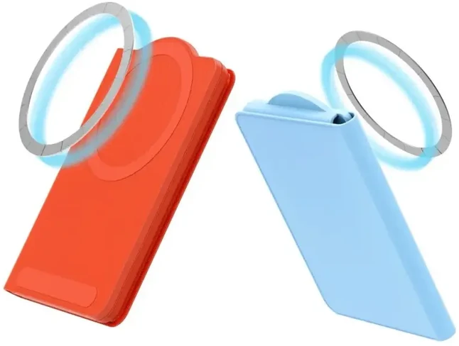 Dėklas GP-TOU026HIA Samsung Magnetinė kortelių piniginė ledo mėlyna