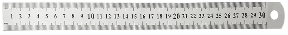 Grafitas Metalinė liniuotė 30cm