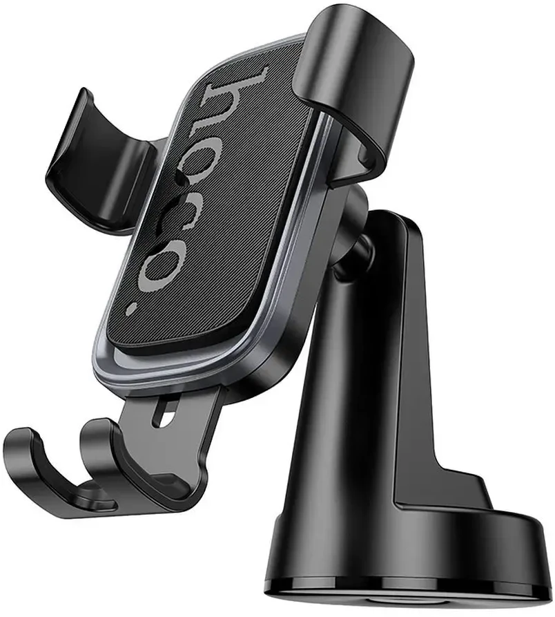 Gravity car phone holder Hoco dashboard H81 juodas and pilka