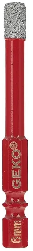 Grąžtas Deimantinė karūninė gręžimo plokštelių galvutė Geko 1/4" d 6mm