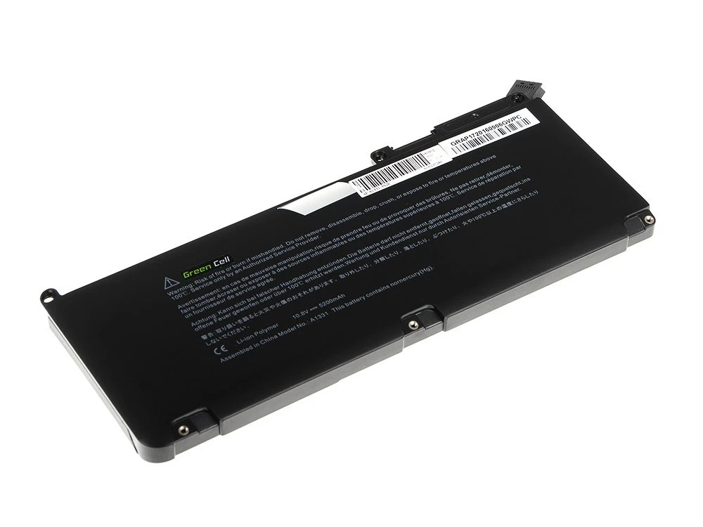 Green Cell Žalias Cell Žalias Cell akumuliatorius, skirtas Apple MacBook 13 A1342 2009-2010 / 11.1V 5200mAh