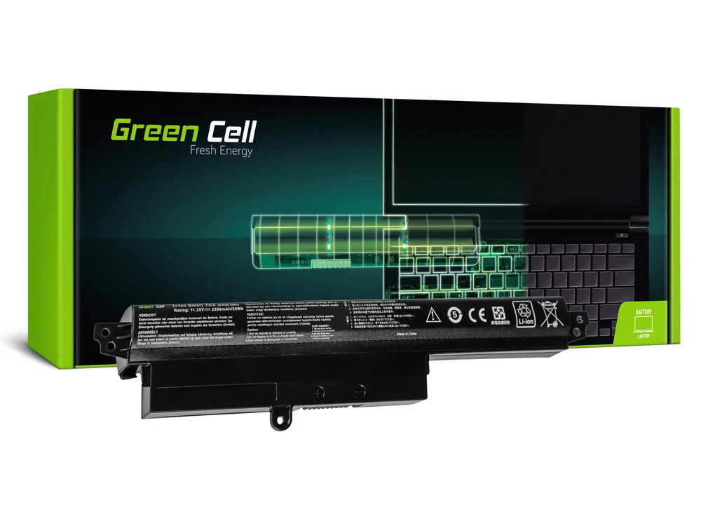 GREENCELL AS91 Baterija Žalias Cell A31N1302 for Asus X200 X200C X200CA X200L X200LA X200M X200MA