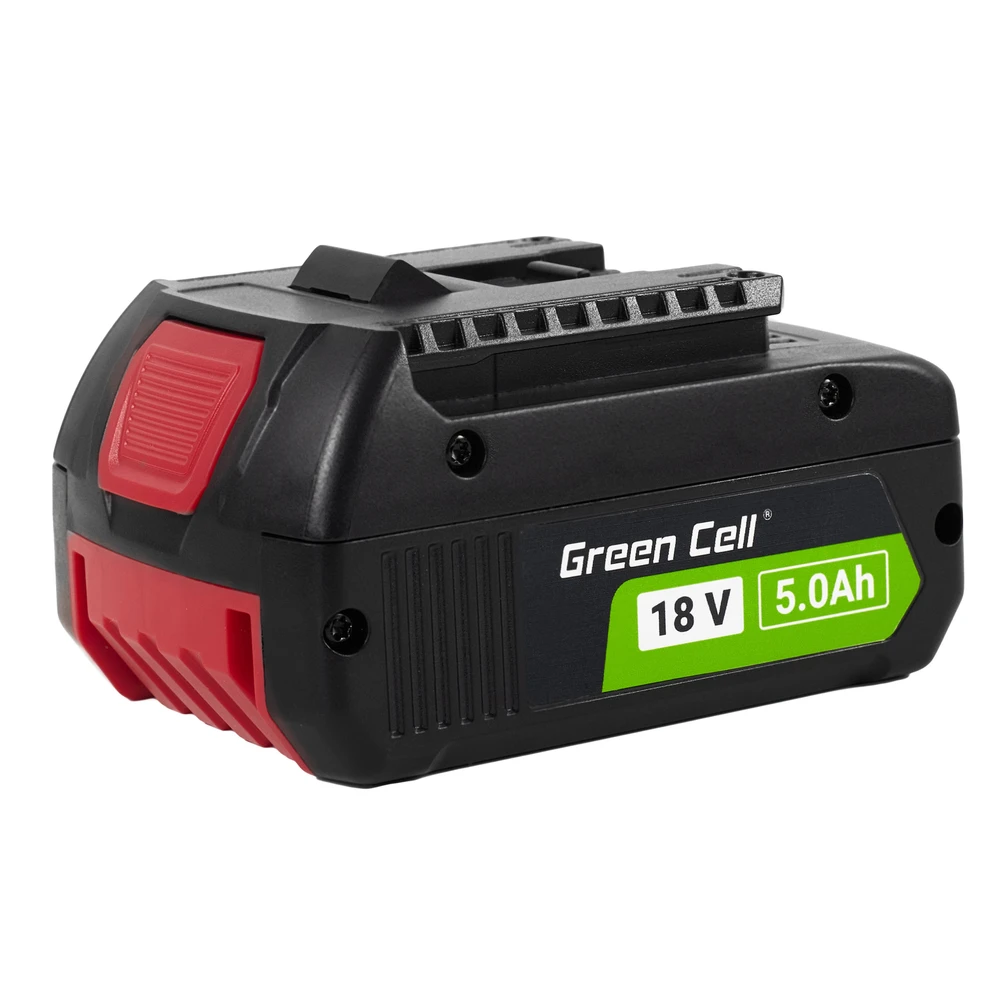 Green Cell Žalias Cell Akumuliatorius, skirtas Bosch 18V 5Ah elektros įrankiams Pakaitinis akumuliatorius GBA 1600A002U5