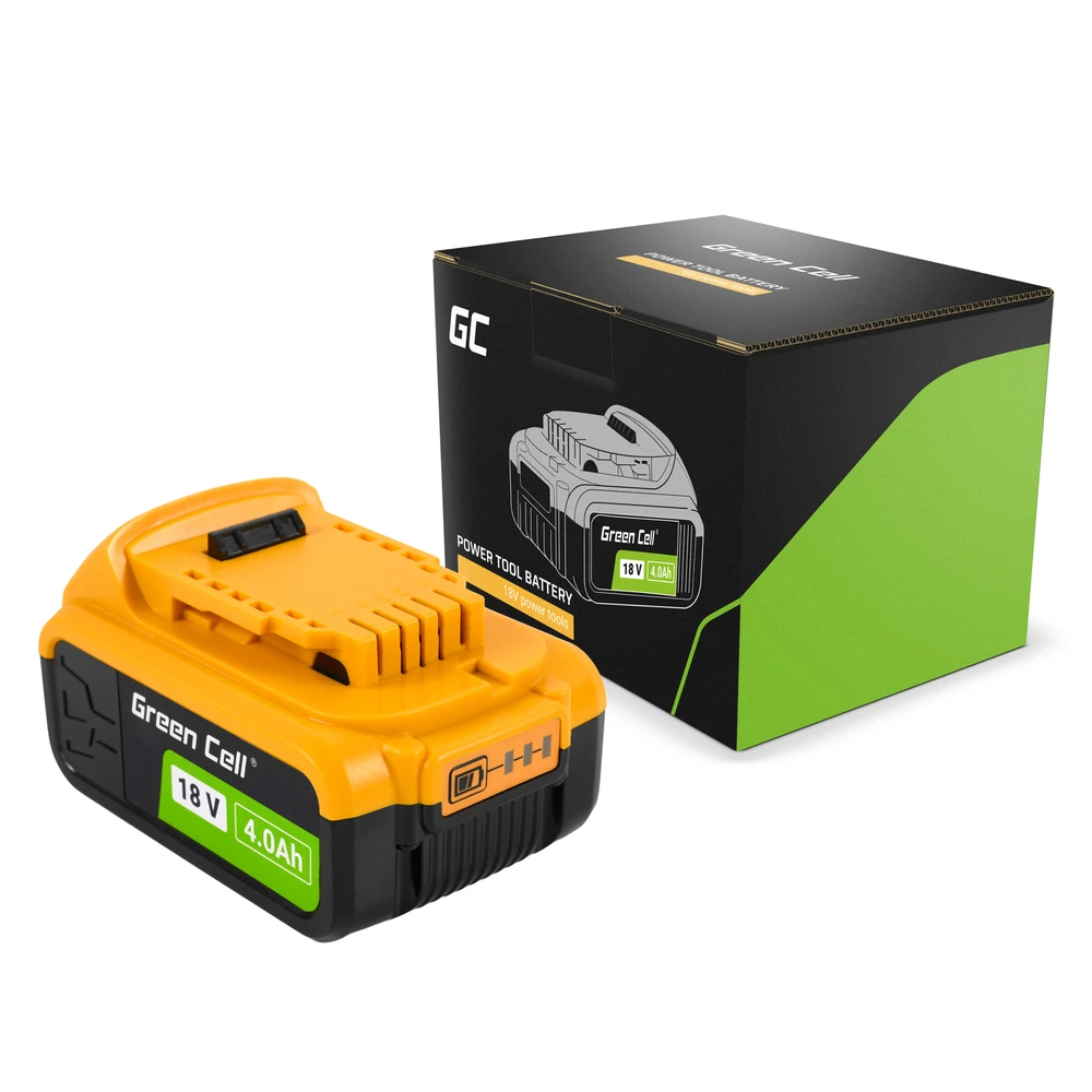 Green Cell Žalias Cell Žalias Cell baterija, skirta DeWalt XR 18V 4Ah Baterija, skirta DCB184