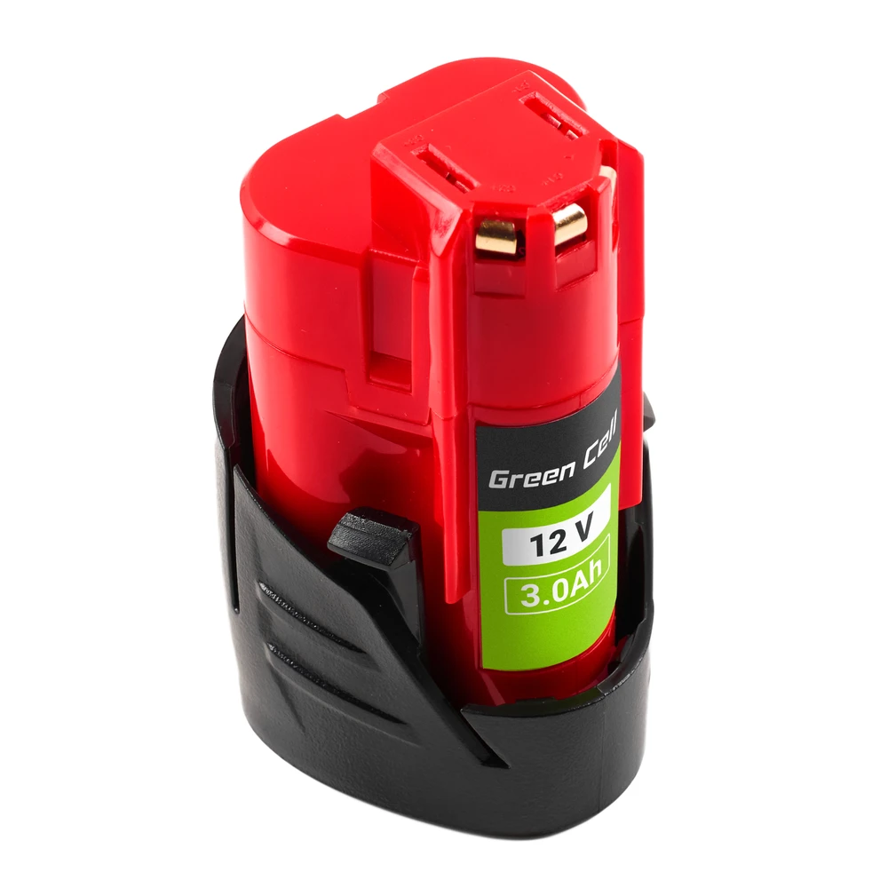 Green Cell Žalias Cell Žalias Cell baterija, skirta Milwaukee M12 12V 3Ah pakaitinė baterija M12 B3 4932451388