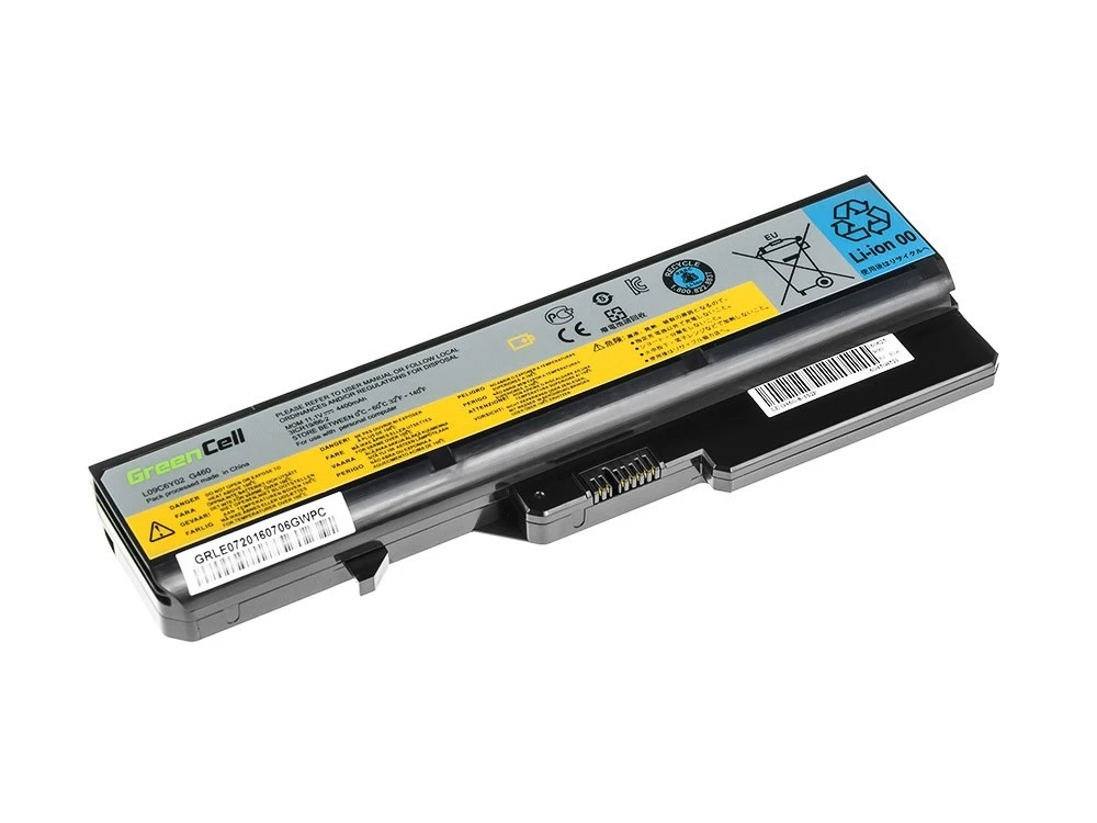GREENCELL LE07 Baterija Žalias Cell, skirta Lenovo IdeaPad G460 G560 G770 Z460