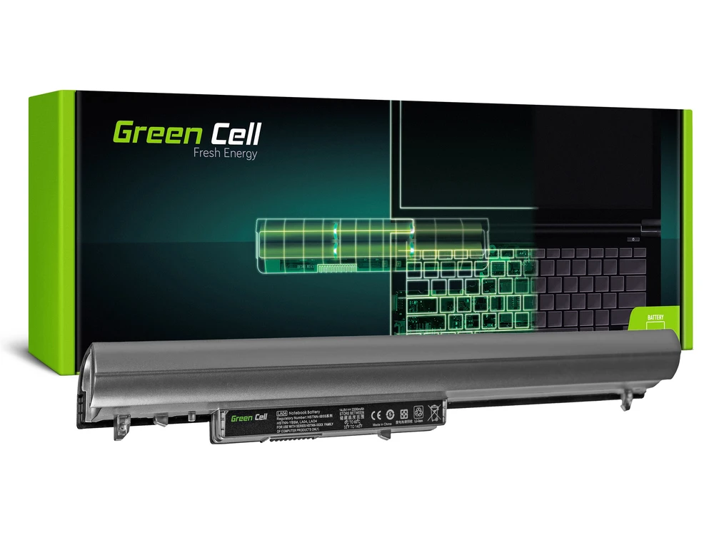 Green Cell Žalias Cell Baterija Žalias Cell LA04 skirta HP 248 G1 340 G1, HP Pavilion 14-N 15-N