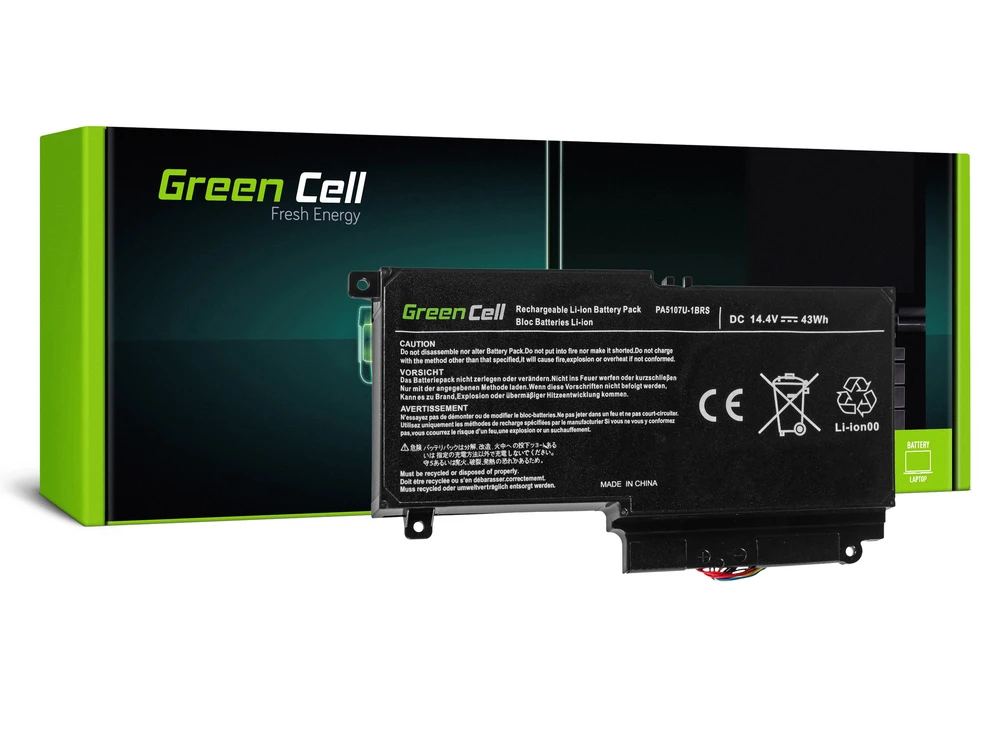 Green Cell Žalias Cell Baterija Žalias Cell PA5107U-1BRS skirta Toshiba Satellite L50-A L50-A-1EK L50
