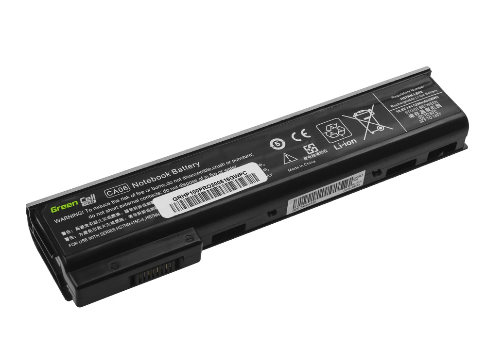 Nešiojamas kompiuteris Baterija Žalioji Mobilusis PRO CA06 CA06XL HP ProBook 640 645 650 655 G1 "