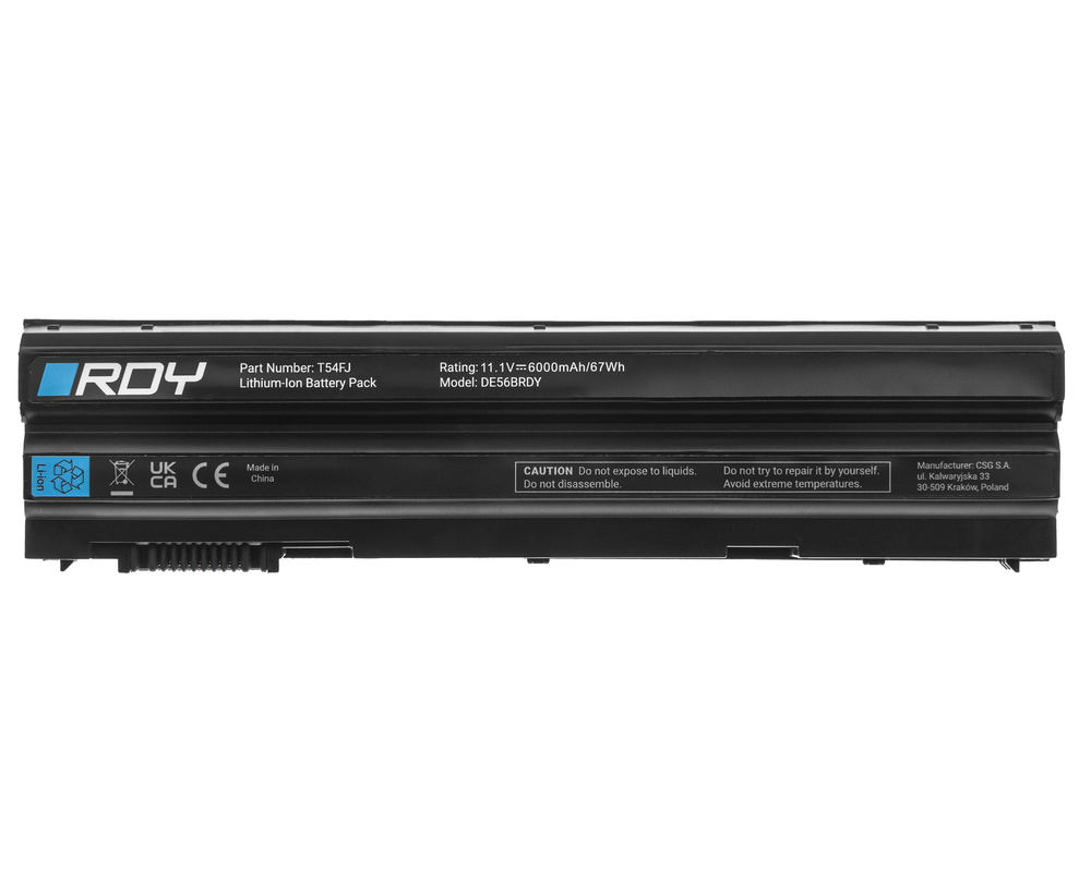 Green Cell Bateria RDY T54FJ 8858X do Dell Inspiron 17R 5720 7720 Vostro 3460 3560 Latitude E6420 E6430 E6520 E6530 E5520 E5530
