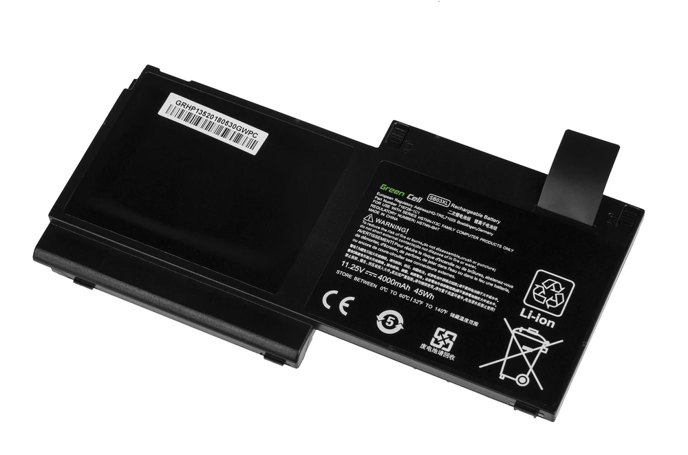 GREENCELL HP141 Žalias Cell Baterija, skirta HP EliteBook 720 G1 G2 820 G1 G2 / 11,25 V 4000 mAh