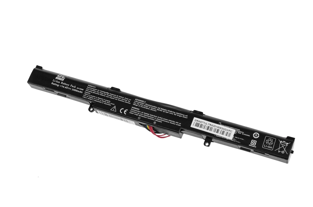 Žalias Cell GREENCELL Baterija, skirta Asus X550E 3400 mAh 4 c.