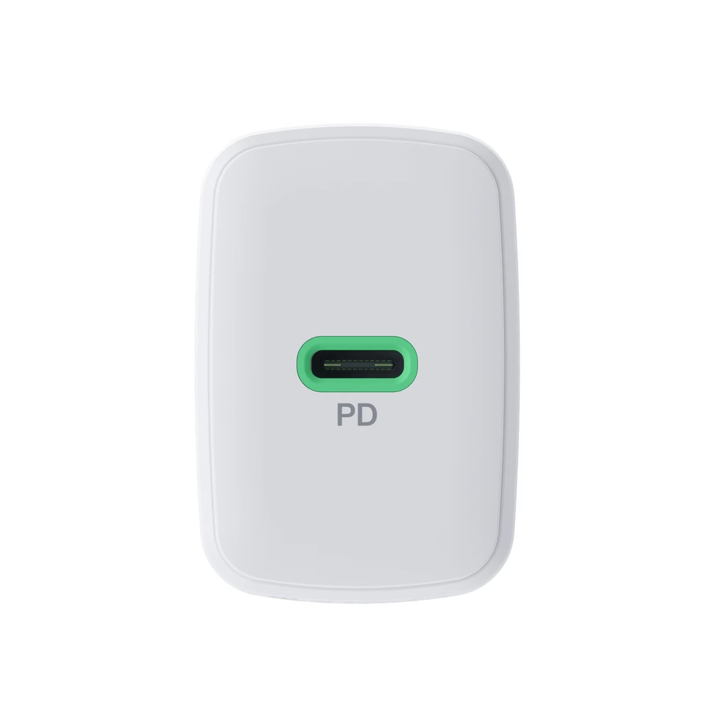 Green Cell Žalias Cell Greencell PowerSource Solo30 Ladegerät USB C baltas maitinimo adapteris 30W maitinimo tiekimas