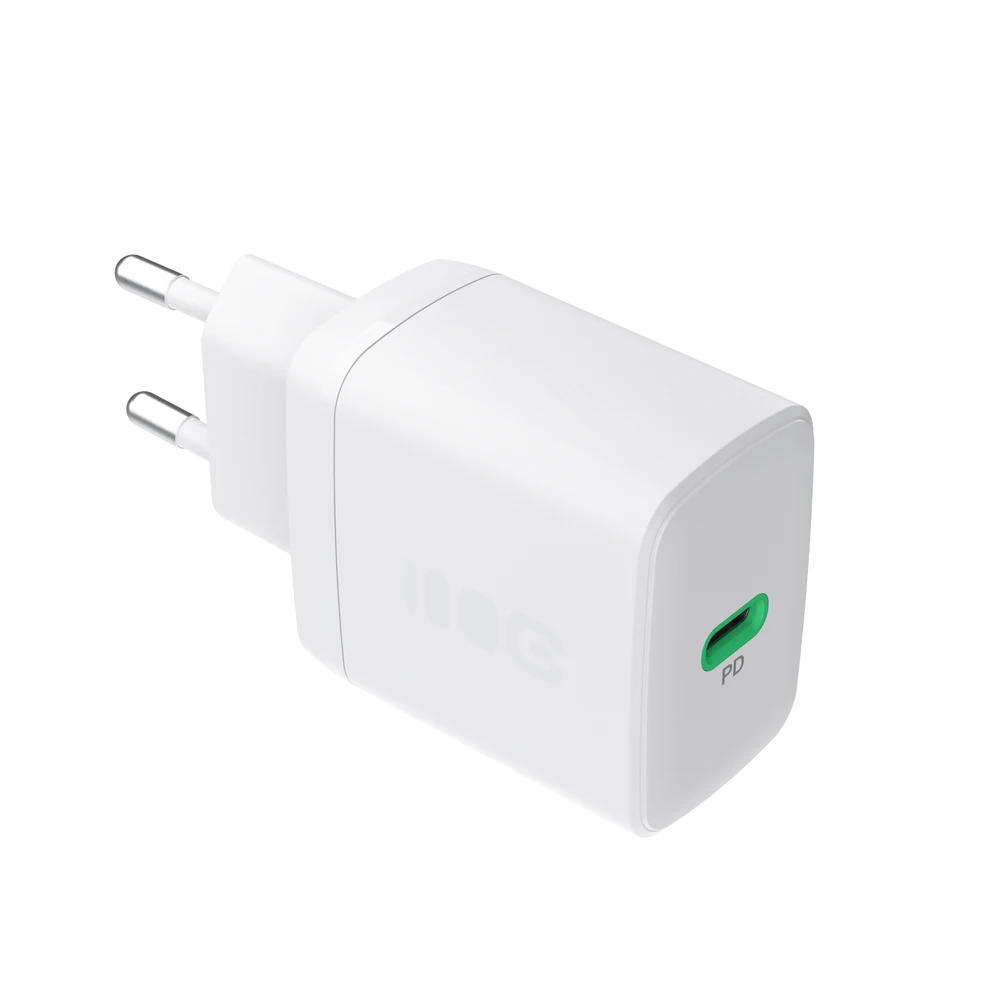 Green Cell Žalias Cell Greencell PowerSource Solo30 Ladegerät USB C baltas maitinimo adapteris 30W maitinimo tiekimas